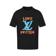LV Short Round Collar T-shirt XS-L (130)