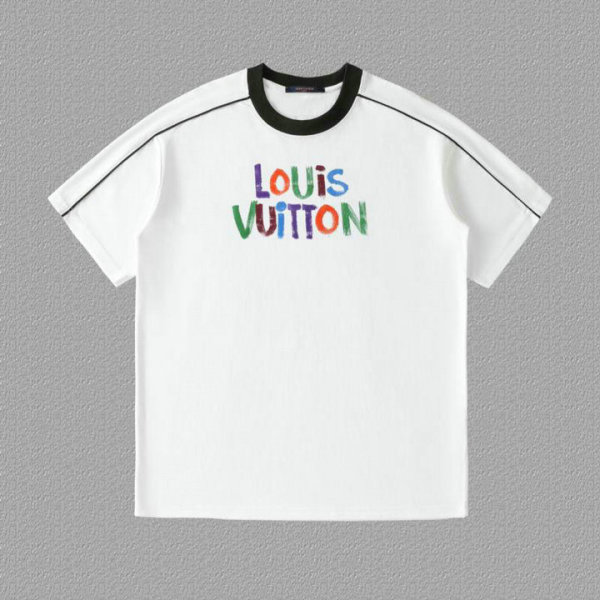 LV Short Round Collar T-shirt XS-L (239)