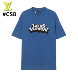 LV Short Round Collar T-shirt S-XXL (9)