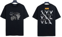 LV Short Round Collar T-shirt XS-L (174)