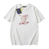 LV Short Round Collar T-shirt XS-L (256)