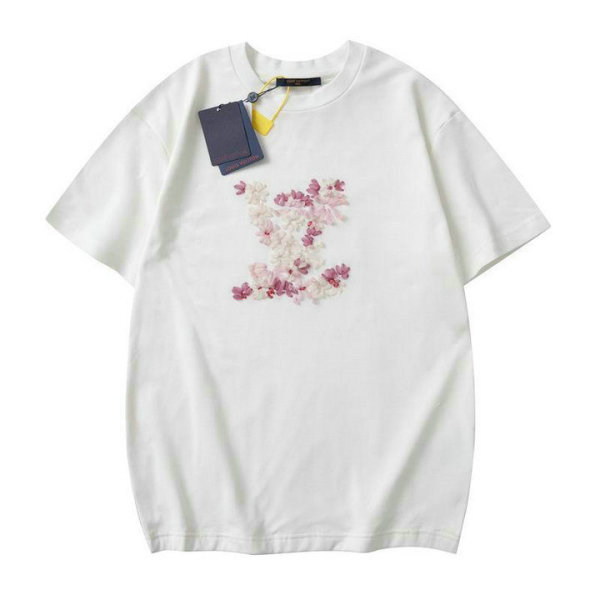 LV Short Round Collar T-shirt XS-L (256)