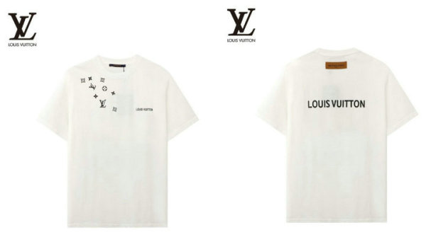 LV Short Round Collar T-shirt XS-L (180)