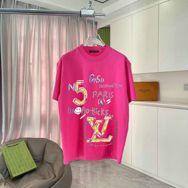 LV Short Round Collar T-shirt S-XXL (21)