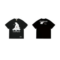 Bape Short Round Collar T-shirt S-XXL (145)