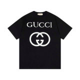 Gucci Short Round Collar T-shirt S-XL (9)