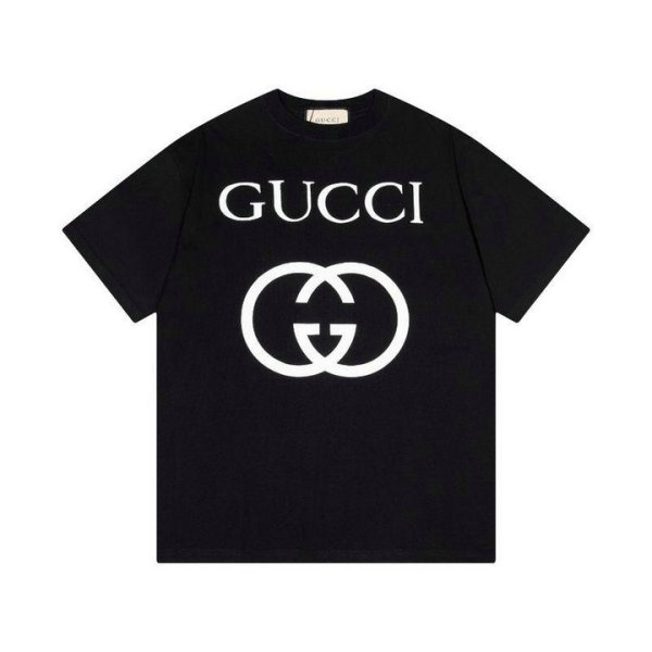 Gucci Short Round Collar T-shirt S-XL (9)