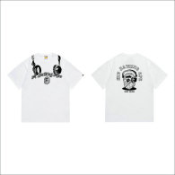 Bape Short Round Collar T-shirt S-XXL (89)