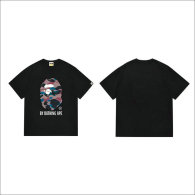 Bape Short Round Collar T-shirt S-XXL (48)