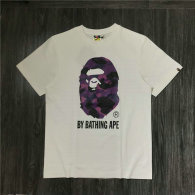 Bape Short Round Collar T-shirt M-XXXL (2)