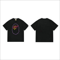 Bape Short Round Collar T-shirt S-XXL (31)