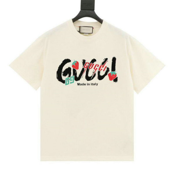 Gucci Short Round Collar T-shirt S-XL (2)