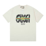 Gucci Short Round Collar T-shirt XS-L (166)