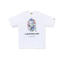 Bape Short Round Collar T-shirt M-XXXL (25)