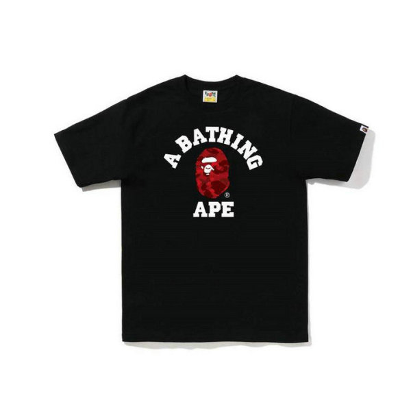 Bape Short Round Collar T-shirt M-XXXL (72)