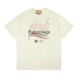 Gucci Short Round Collar T-shirt S-XL (4)