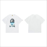 Bape Short Round Collar T-shirt S-XXL (119)