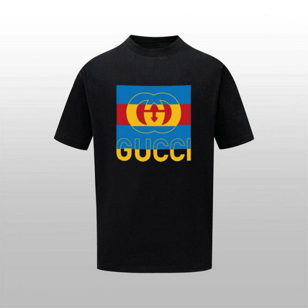 Gucci Short Round Collar T-shirt S-XL (36)