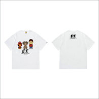 Bape Short Round Collar T-shirt S-XXL (58)