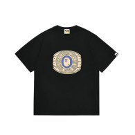 Bape Short Round Collar T-shirt S-XXL (139)