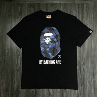 Bape Short Round Collar T-shirt M-XXXL (6)