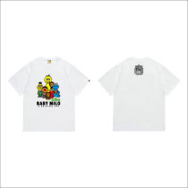 Bape Short Round Collar T-shirt S-XXL (75) Bape Short Round Collar T-shirt S-XXL (75)