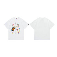 Bape Short Round Collar T-shirt S-XXL (101)