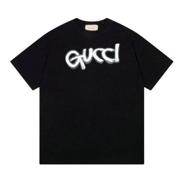 Gucci Short Round Collar T-shirt S-XL (15)