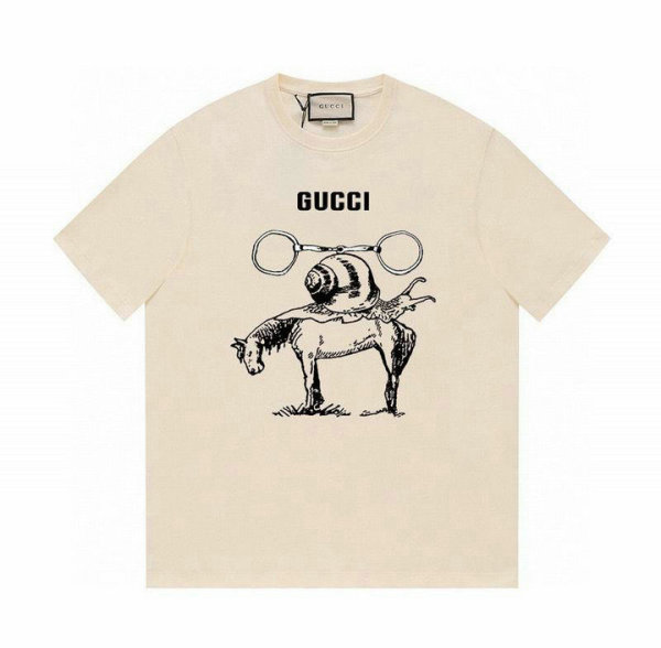 Gucci Short Round Collar T-shirt XS-L (68)