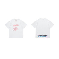 Bape Short Round Collar T-shirt S-XXL (141)
