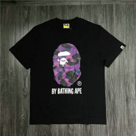 Bape Short Round Collar T-shirt M-XXXL (1)