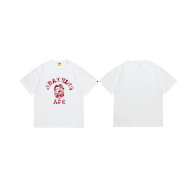 Bape Short Round Collar T-shirt S-XXL (138)