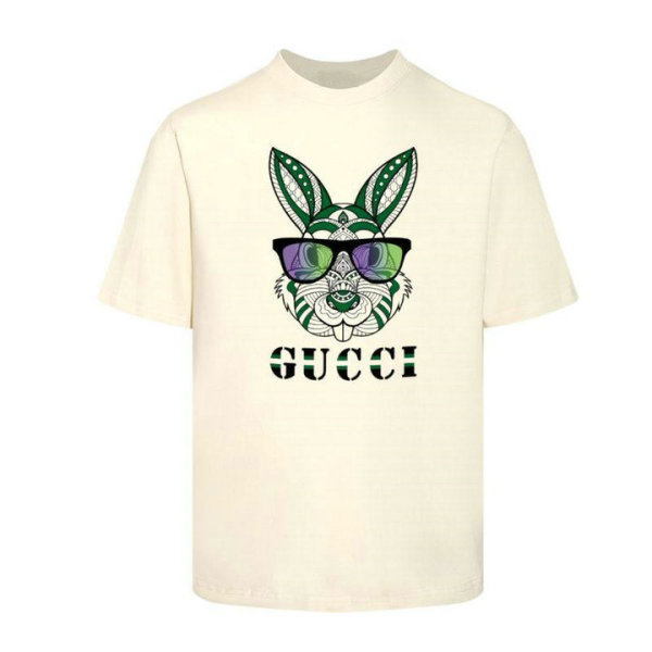 Gucci Short Round Collar T-shirt S-XL (33)