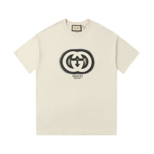 Gucci Short Round Collar T-shirt S-XL (20)