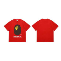 Bape Short Round Collar T-shirt S-XXL (2)