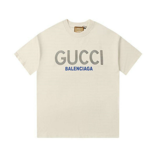Gucci Short Round Collar T-shirt S-XL (18)