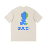 Gucci Short Round Collar T-shirt S-XL (28)