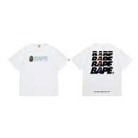 Bape Short Round Collar T-shirt S-XXL (152)