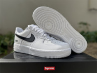 Authentic Supreme x Nike Air Force 1 White/Black