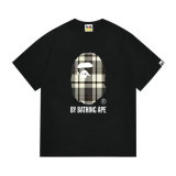 Bape Short Round Collar T-shirt S-XXL (66)