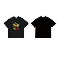 Bape Short Round Collar T-shirt S-XXL (126)