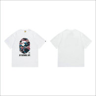 Bape Short Round Collar T-shirt S-XXL (47)