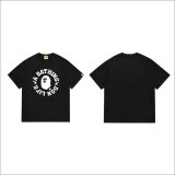 Bape Short Round Collar T-shirt S-XXL (28)