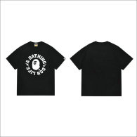 Bape Short Round Collar T-shirt S-XXL (28)