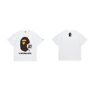 Bape Short Round Collar T-shirt S-XXL (148)