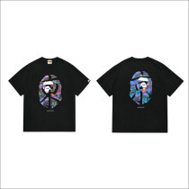 Bape Short Round Collar T-shirt S-XXL (95) Bape Short Round Collar T-shirt S-XXL (95)