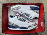 Authentic Air Jordan 3 True Blue