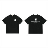 Bape Short Round Collar T-shirt S-XXL (117)