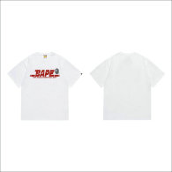 Bape Short Round Collar T-shirt S-XXL (115)