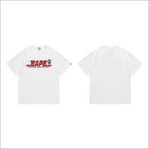 Bape Short Round Collar T-shirt S-XXL (115) Bape Short Round Collar T-shirt S-XXL (115)
